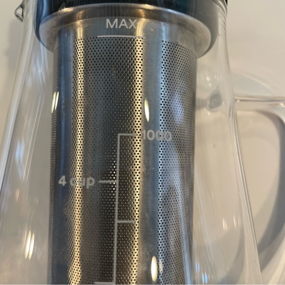 RJ3 Ovalware Airtight Cold Brew Iced Coffee Maker 1.0L + Ice Tea Pot Glass 4 Cup - Picture 14 of 14